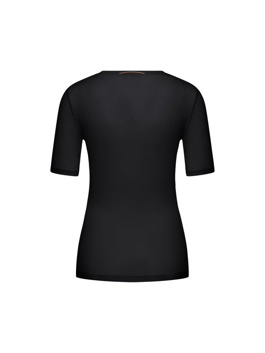 Załaduj obraz do przeglądarki galerii, Koszulka termoaktywna damska POC W's Layer Mid S/S Jersey - Uranium Black