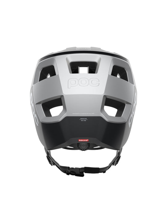 Załaduj obraz do przeglądarki galerii, Kask rowerowy POC Kortal - Uran. Black/Arge. Silver Matt