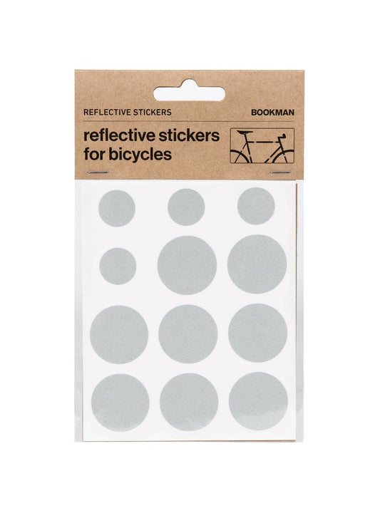 Załaduj obraz do przeglądarki galerii, Naklejki odblaskowe BOOKMAN Reflective Stickers biały