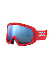 Załaduj obraz do przeglądarki galerii, Gogle narciarskie POC Opsin Wide Fit - Pris. Red/Pt. Sunny Blue