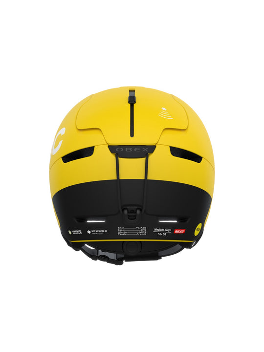 Załaduj obraz do przeglądarki galerii, Kask narciarski POC Obex BC MIPS - Ave. Yellow Matt