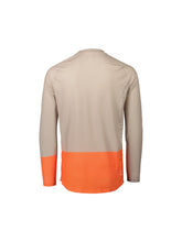 Załaduj obraz do przeglądarki galerii, Koszulka rowerowa POC MTB Pure LS Jersey - Light Sandstone Beige/Zink Orange