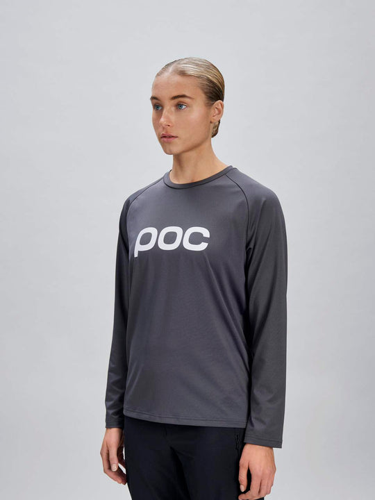 Załaduj obraz do przeglądarki galerii, Koszulka rowerowa POC W's Reform Enduro Jersey - Sylvanite Grey