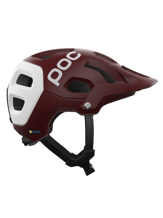 Załaduj obraz do przeglądarki galerii, Kask rowerowy POC TECTAL RACE MIPS - Garnet Red/Hydr. White Matt