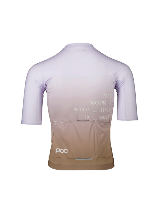 Załaduj obraz do przeglądarki galerii, Koszulka rowerowa POC M's Pristine Print Jersey - Gradient Jasper Brown/Purple Quartz