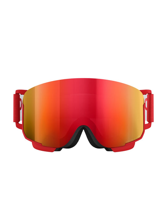 Załaduj obraz do przeglądarki galerii, Gogle narciarskie POC Nexal Wf - Prismane Red/Partly Sunny Red