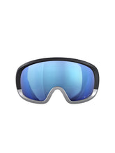 Załaduj obraz do przeglądarki galerii, Gogle narciarskie POC Fovea Mid Race - Ur. Black|Argentite Silver|Pt. Sunny Blue Cat 2