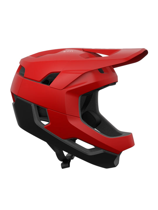 Załaduj obraz do przeglądarki galerii, Kask rowerowy POC Otocon Race MIPS - Pris. Red Matt/Ur. Black Matt