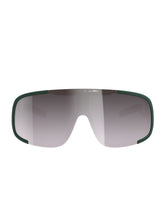 Załaduj obraz do przeglądarki galerii, Okulary rowerowe POC Aspire Wide Fit - Parg. Green/Clarity Road/Sunny Silver