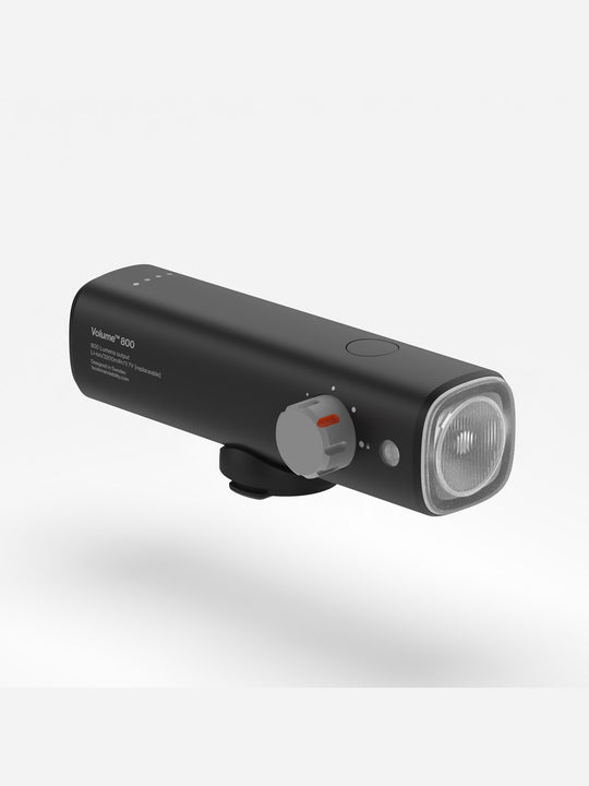 Załaduj obraz do przeglądarki galerii, Lampka rowerowa BOOKMAN Volume Front 800 czarny