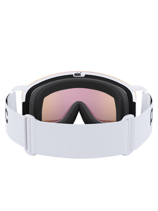 Załaduj obraz do przeglądarki galerii, Gogle narciarskie POC Nexal Mid Wide Fit - Hyd. White/Pt. Sunny Orange
