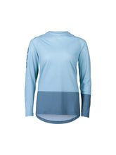 Załaduj obraz do przeglądarki galerii, Koszulka rowerowa POC W's MTB Pure LS Jersey - Mineral Blue/Calcite Blue
