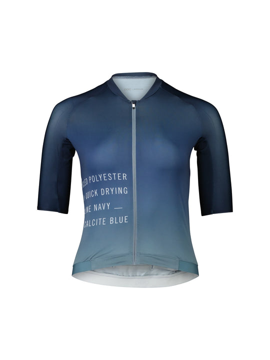 Załaduj obraz do przeglądarki galerii, Koszulka rowerowa POC W's Pristine Print Jersey - Gradient Turmaline Navy