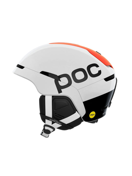 Załaduj obraz do przeglądarki galerii, Kask narciarski POC Obex Connect - Hyd. White/Fluo. Orange AVIP