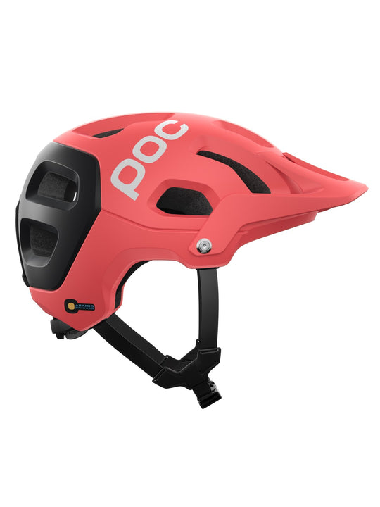 Załaduj obraz do przeglądarki galerii, Kask rowerowy POC Tectal Race MIPS - Ammolite Coral/Ura. Black Matt