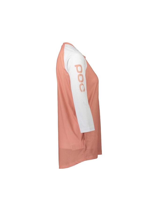 Koszulka rowerowa POC W’s MTB Pure 3/4 Jersey - Rock Salt/Hydr. White - poc warszawa