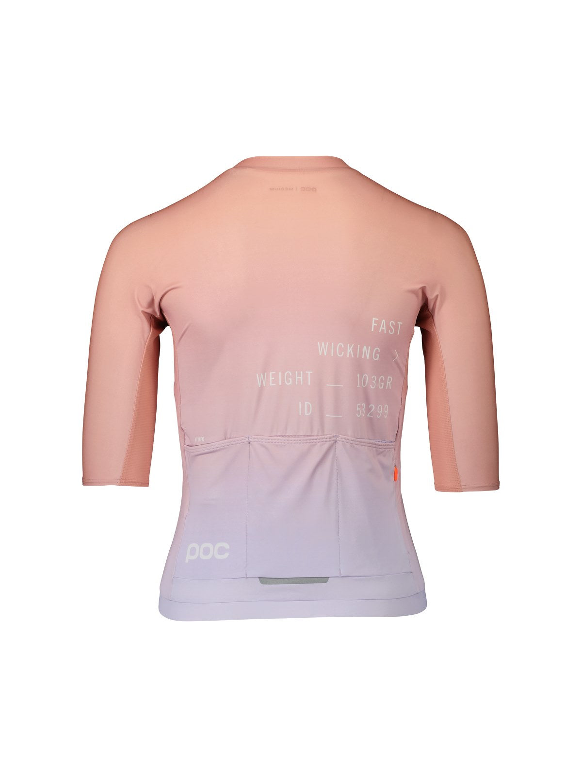 Koszulka rowerowa POC W's Pristine Print Jersey - Gradient Purple Quartz