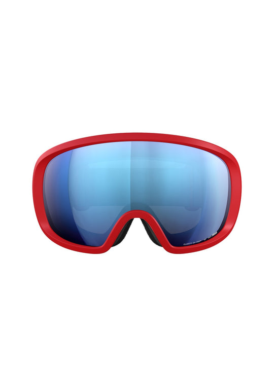 Załaduj obraz do przeglądarki galerii, Gogle narciarskie POC Fovea Wide Fit - Pris. Red/Pt. Sunny Blue
