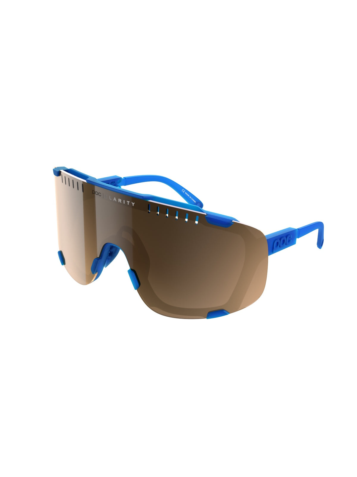 Okulary POC DEVOUR - Opal Blue Translucent - Clarity Trail | Brown/Silver Mirror Cat 2