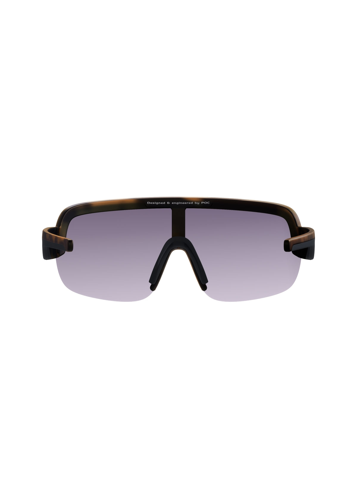 Okulary POC AIM - Tortoise Brown - Clarity ROAD Violet/Silver Mirror Cat 3 - ONE SIZE - poc warszawa