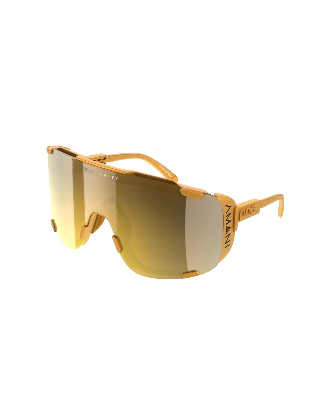 Okulary rowerowe POC Devour Ultra AMANI Ed. | Clarity Universal / Partly Sunny Gold Cat. 2