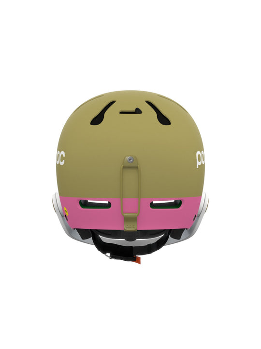 Załaduj obraz do przeglądarki galerii, Kask narciarski POC Artic SL MIPS - Olivine Green Matt/Thulite Pink Matt
