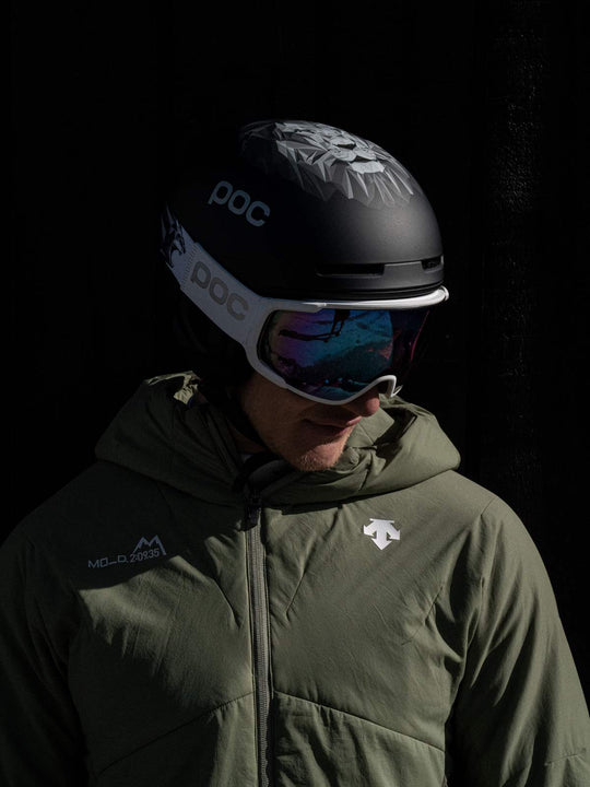 Załaduj obraz do przeglądarki galerii, Kask narciarski POC Obex Pure Odermatt Ed. Uran. Black Matt
