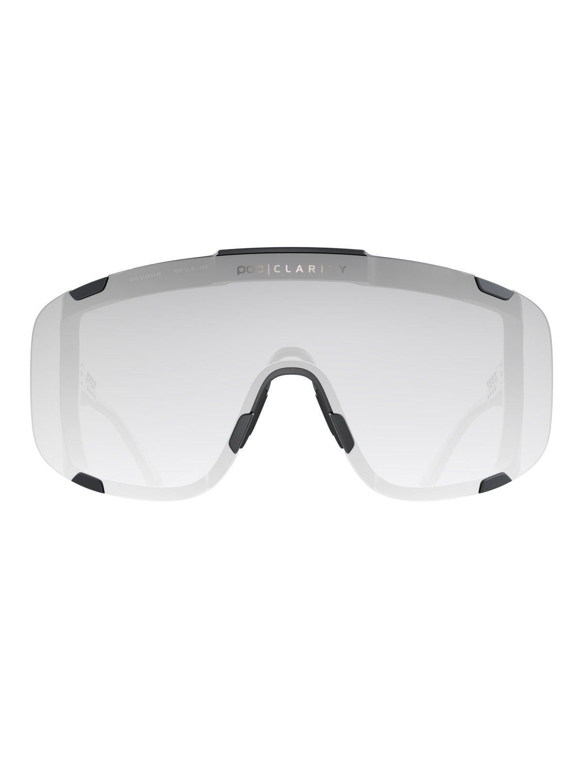 Okulary rowerowe POC Devour Wide Fit - Ur. Black | Clarity Photochromic/Changeable Grey cat 0-3
