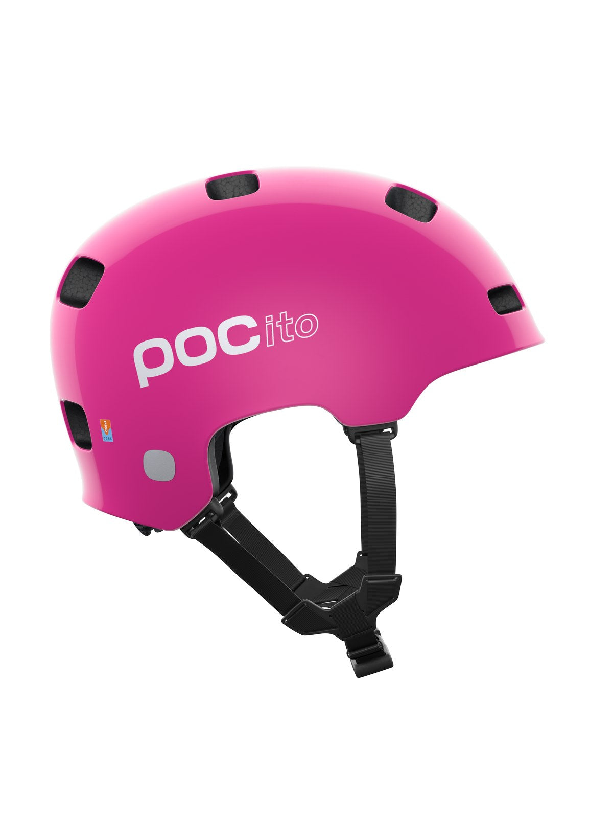 Kask rowerowy POCito Crane MIPS - Fluo. Pink