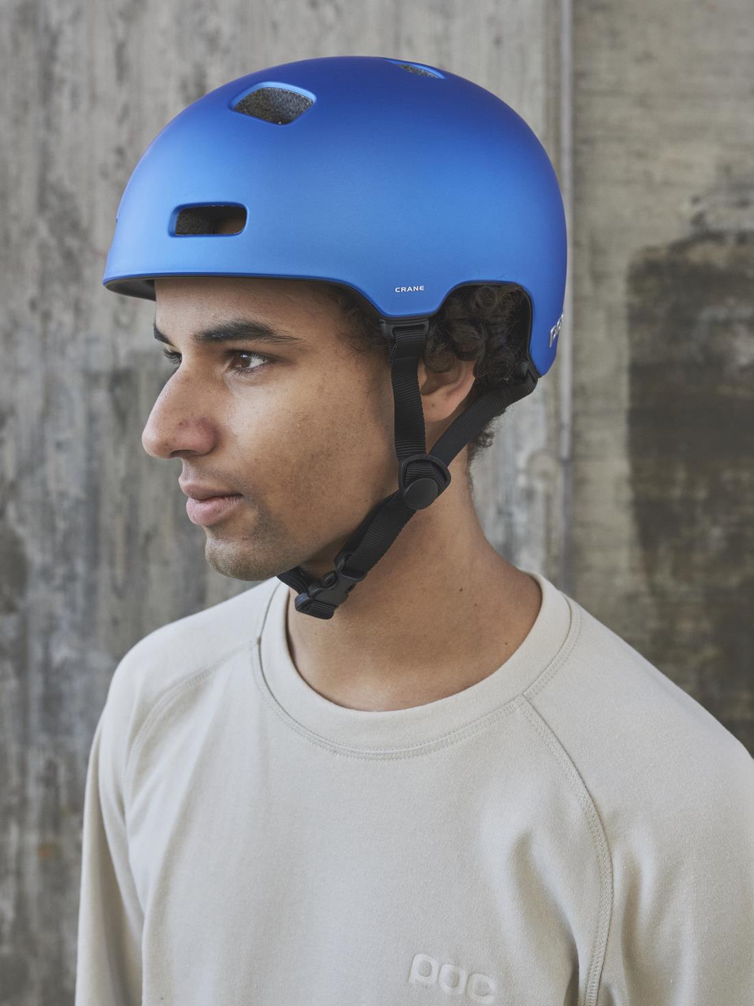 Kask rowerowy POC CRANE MIPS - Opal Blue Metallic/Matt