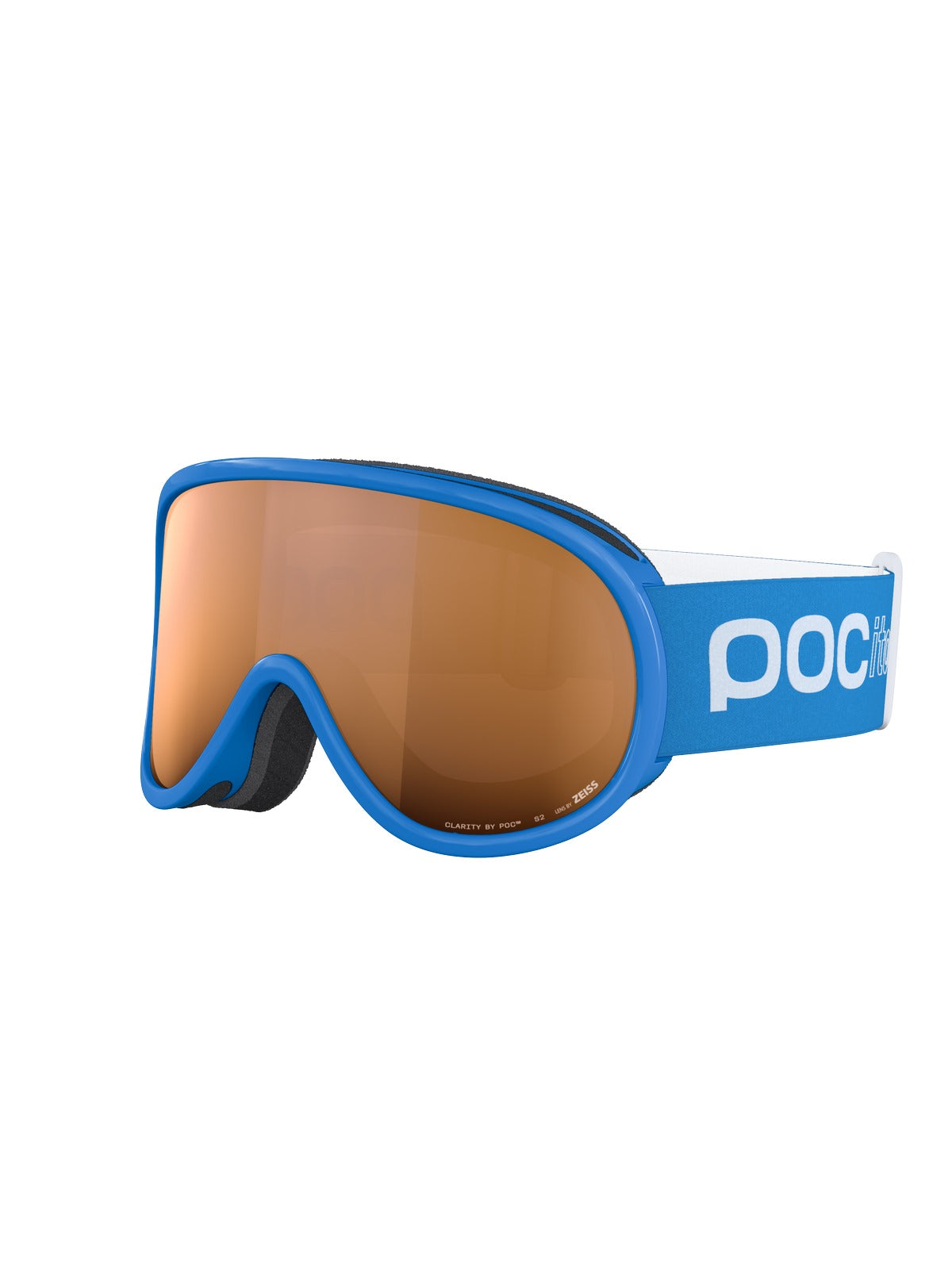 Gogle POCito Retina - Fluo. Blue/Pt. Sunny Light Orange