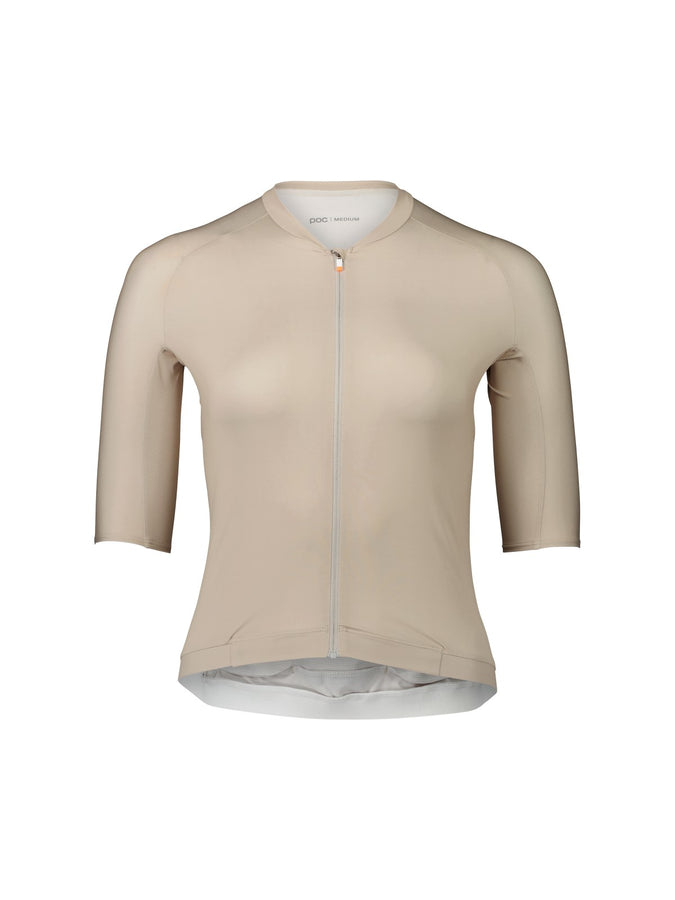 Koszulka rowerowa POC W's Pristine Jersey - Light Sandstone Beige