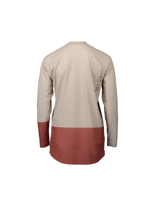 Załaduj obraz do przeglądarki galerii, Koszulka rowerowa POC W&#39;s MTB PURE LS Jersey - Light Sand. Beige/Himalayan Salt
