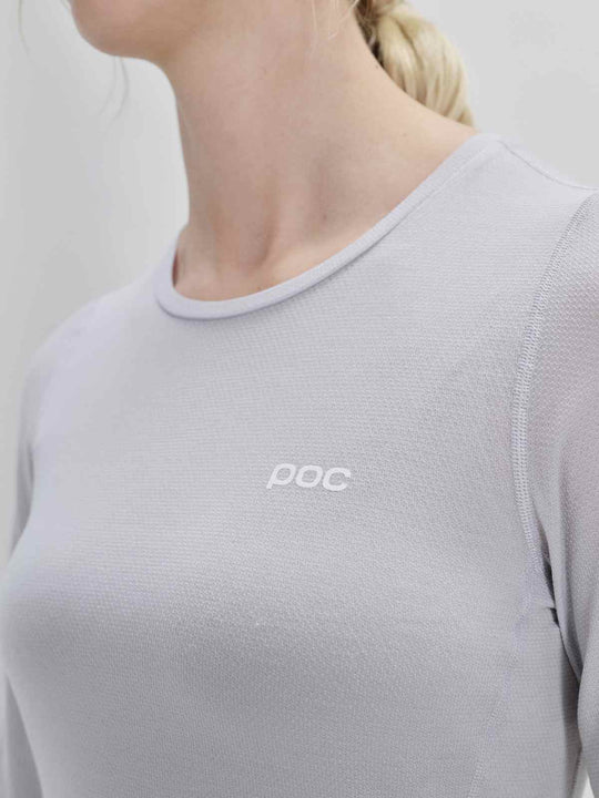 Załaduj obraz do przeglądarki galerii, Koszulka termoaktywna POC W's Layer Mid L/S Jersey - Granite Grey

