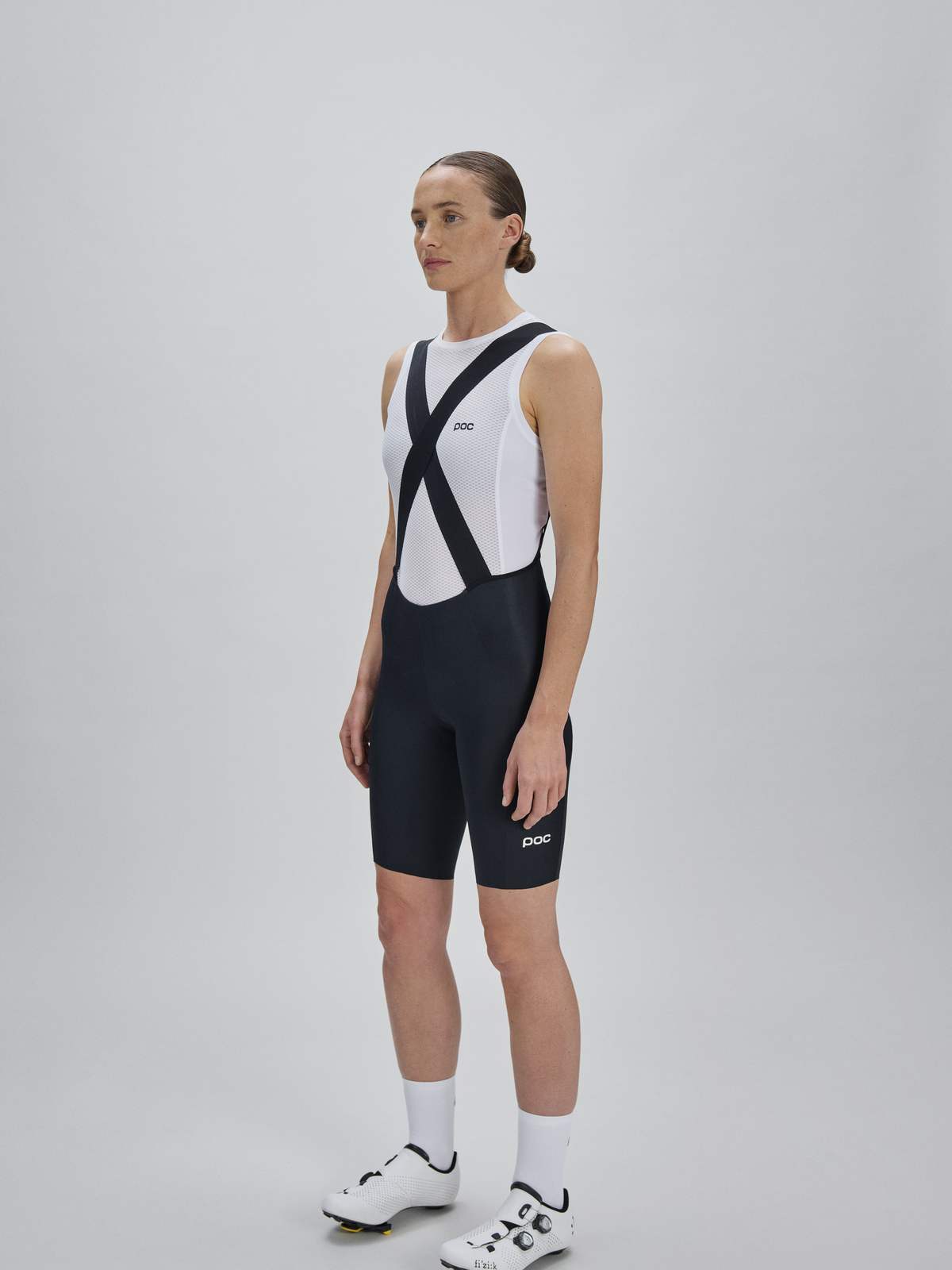 Spodenki rowerowe POC W's Raceday Bib Shorts - Ur. Black