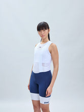 Załaduj obraz do przeglądarki galerii, Spodenki rowerowe POC W's Raceday Bibshorts - Turmaline Navy/Hydr. White
