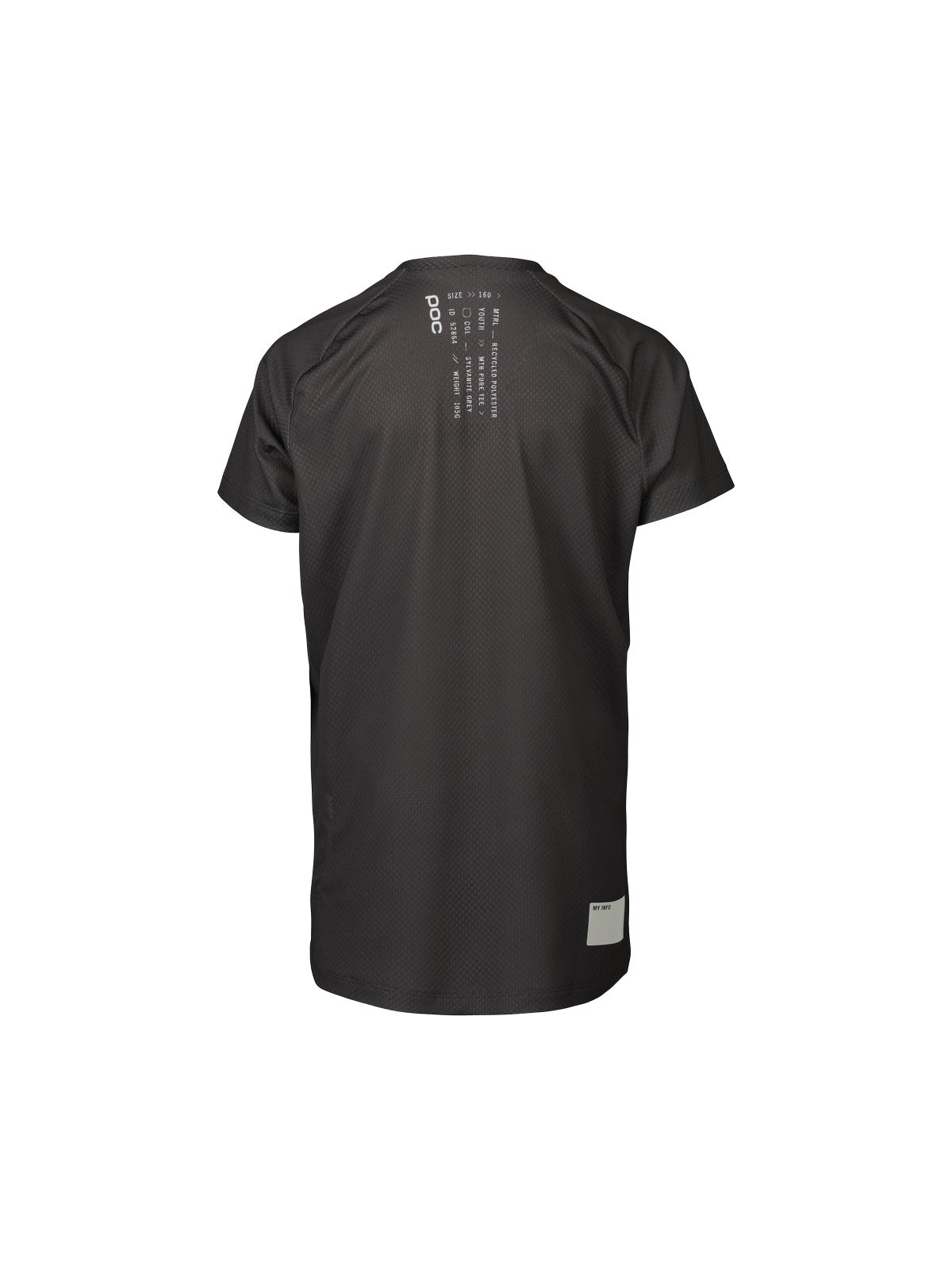 T-Shirt POC Y's Essential MTB Tee - Sylvanite Grey