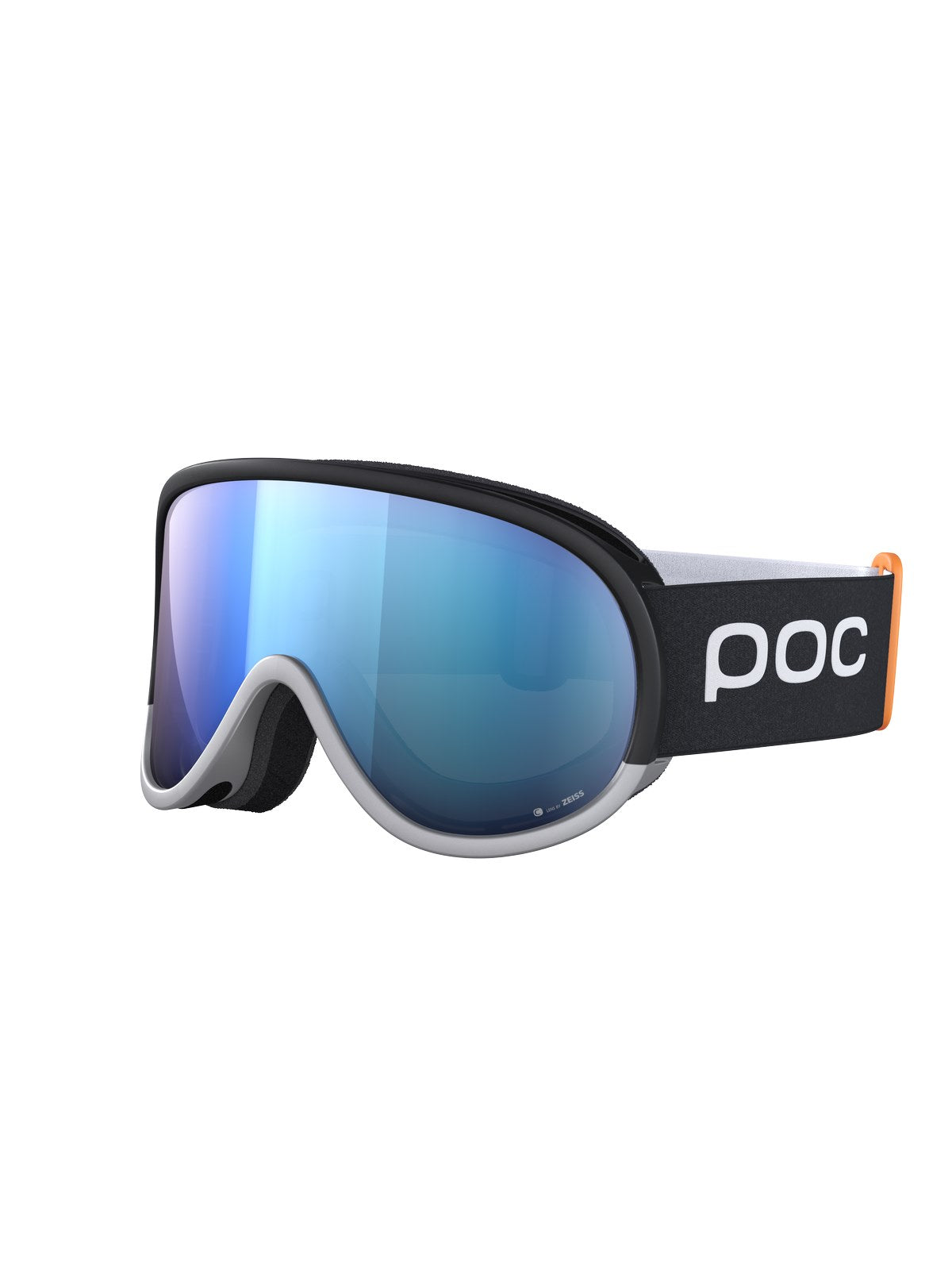 Gogle narciarskie POC Retina Mid Race - Ur. Black|Argentite Silver|Pt. Sunny Blue Cat 2 - TU - poc warszawa
