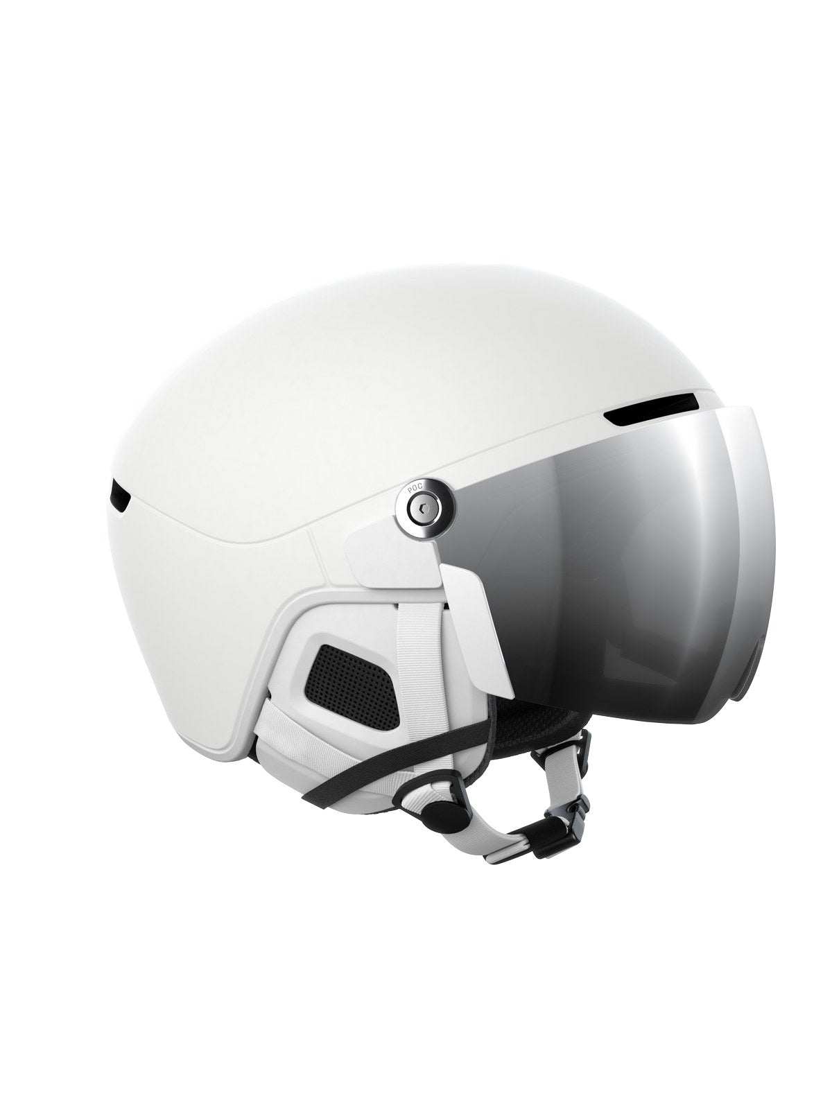 Kask narciarski POC Obex Visor - Hydr. White/Clarity Universal/Partly Sunny/Silver