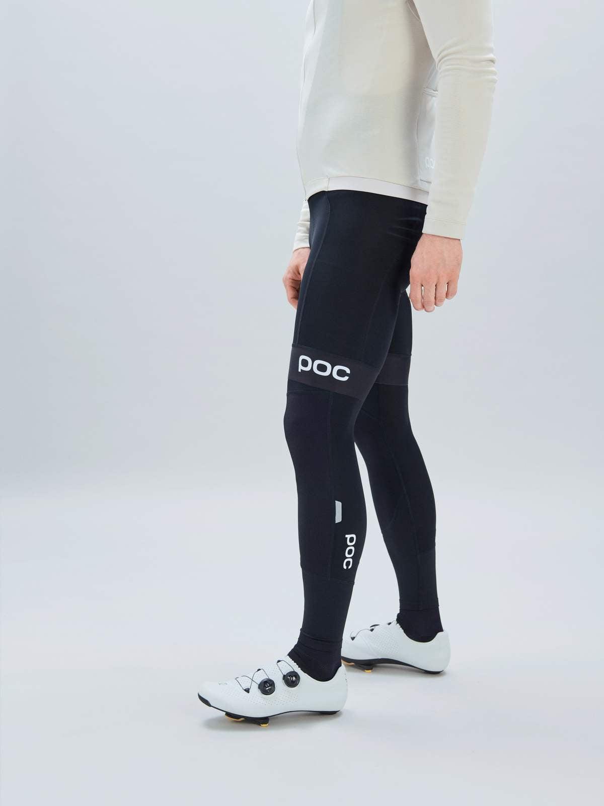 Nogawki rowerowe POC THERMAL - Ur. Black