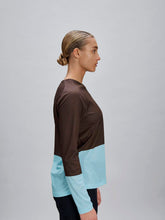 Załaduj obraz do przeglądarki galerii, Koszulka rowerowa POC W's Motion Air L/S Jersey - Bron. Brown/Lazurite Blue
