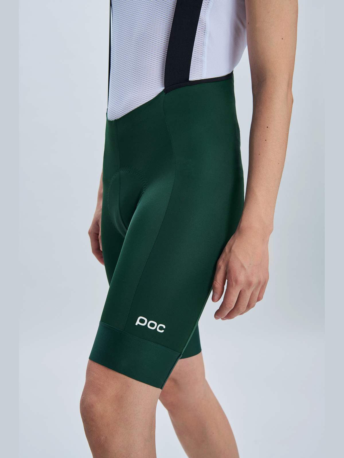 Spodenki rowerowe POC M's Cadence Bib Shorts - Parg. Green