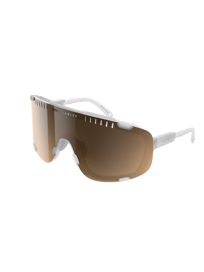 Okulary rowerowe POC Devour Wide Fit - Trans. Crystal | Clarity Trail/Partly Sunny Silver Cat 2