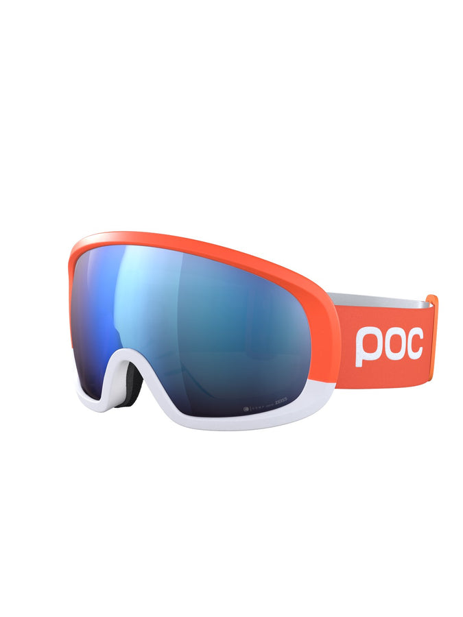 Gogle narciarskie POC Fovea Mid Race - Zink Orange|Hydr. White|Pt. Sunny Blue Cat 2