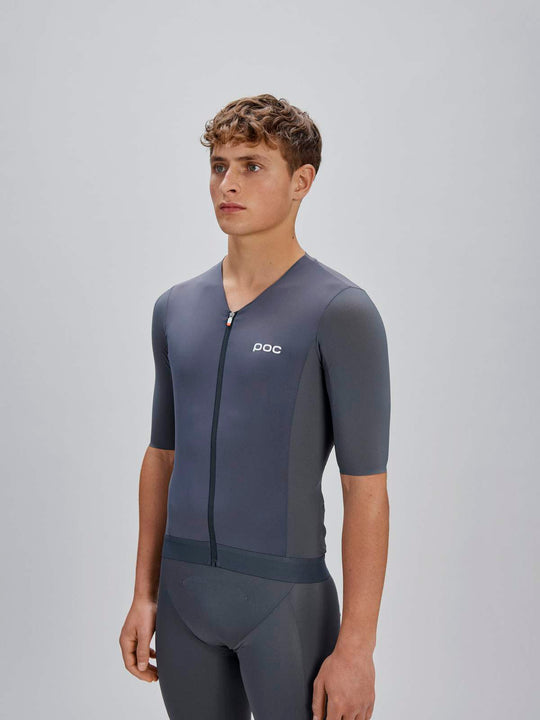 Załaduj obraz do przeglądarki galerii, Koszulka rowerowa POC M's Raceday S/S Jersey - Sylvanite Grey
