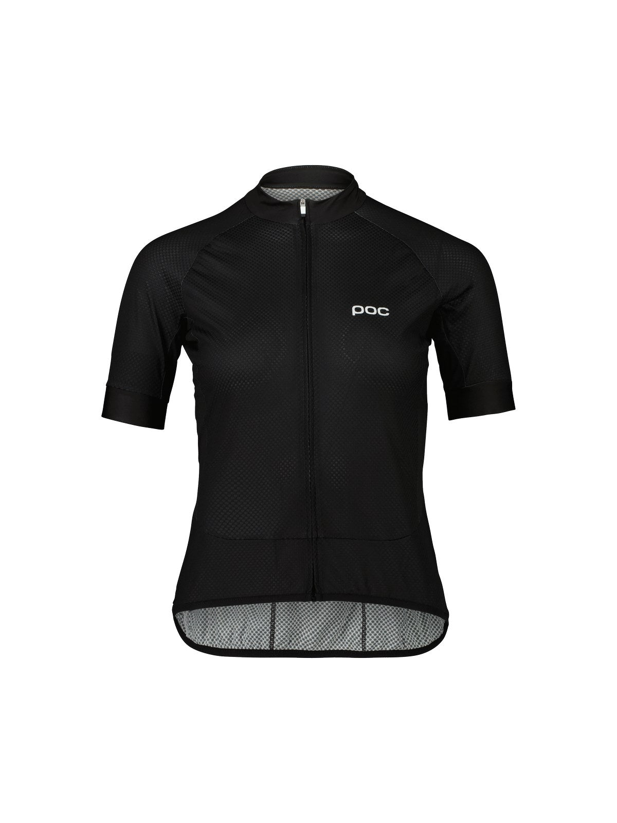 Koszulka rowerowa POC W's Essential Road Logo Jersey - Ur. Black/Hyd. White