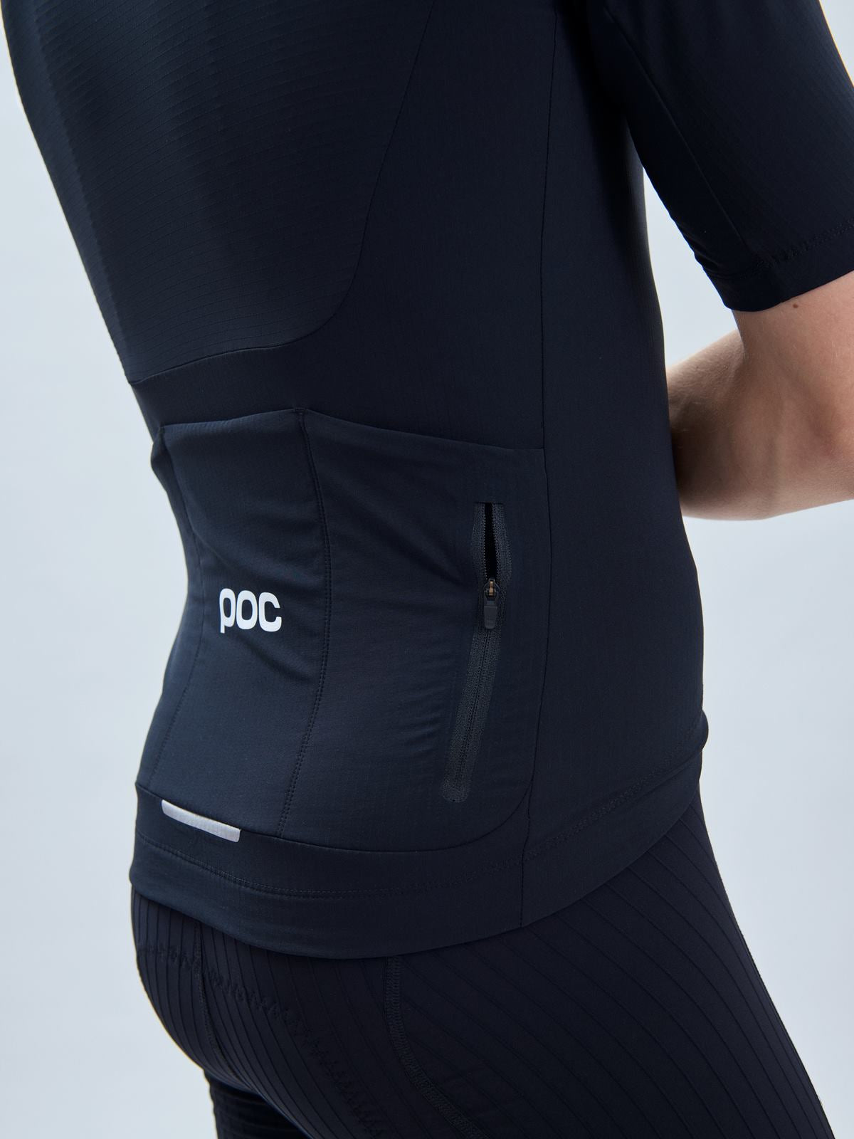 Koszulka rowerowa POC męska M’s Raceday Jersey - Ur. Black - poc warszawa