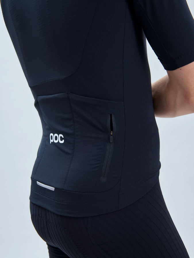 Koszulka rowerowa POC męska M’s Raceday Jersey - Ur. Black - poc warszawa