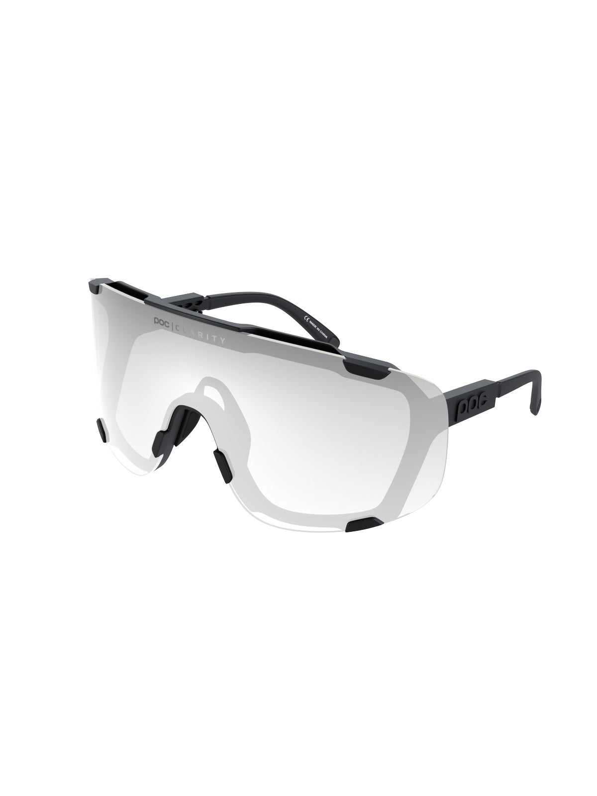 Okulary rowerowe POC Devour Photochromic - Translucent Black/Clarity Photochromic/Changeable Grey