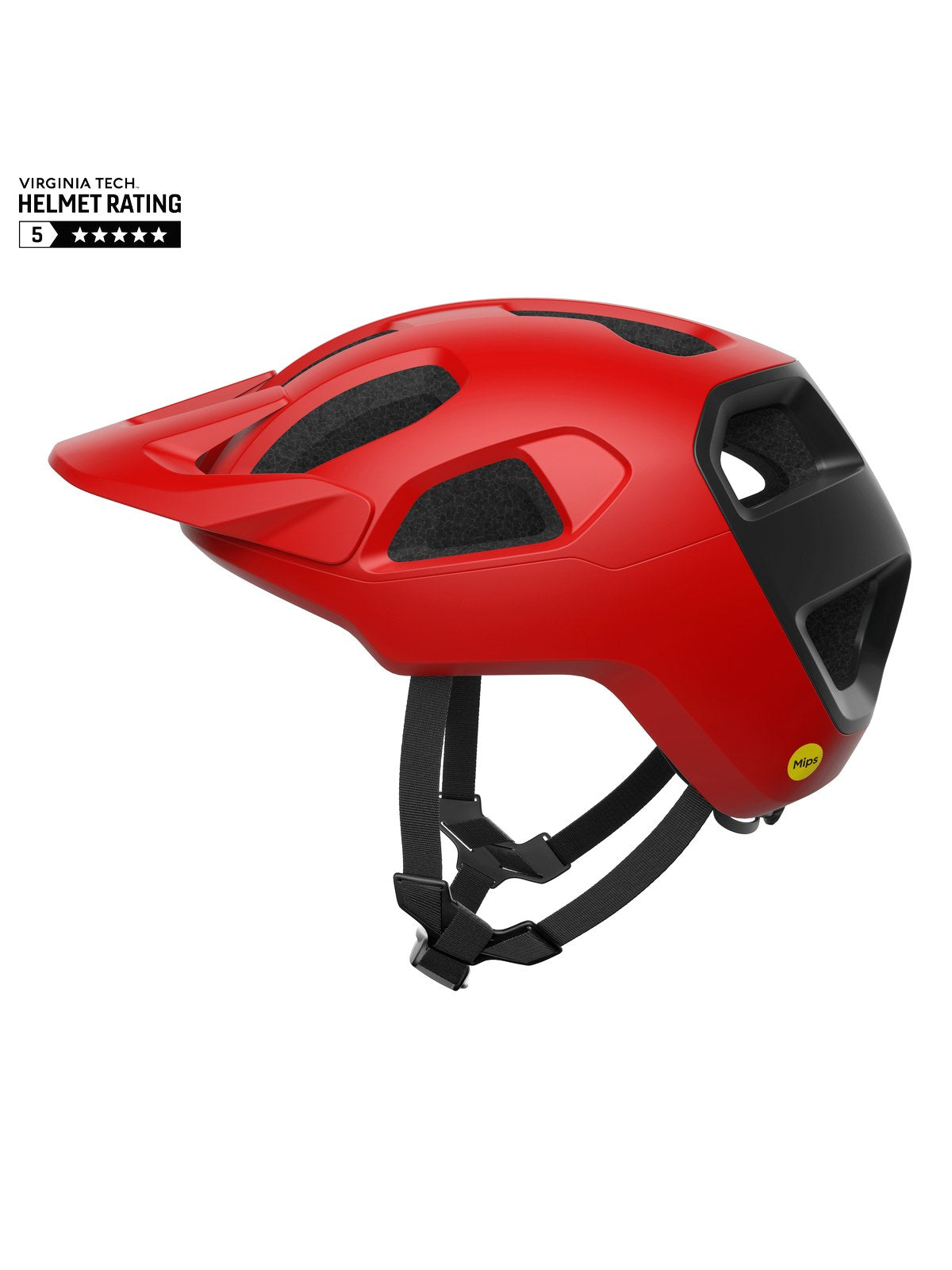 Kask rowerowy POC Cularis - Pris. Red Matt/Ur. Black Matt